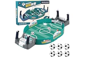 Mein HERZ Piłkarzyki dla dzieci, piłkarzyki stołowe gry piłkarskie mini piłkarzyki z 6 kulkami interaktywna gra w piłkę nożną prezent dla dzieci od 4 lat