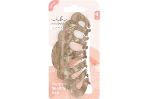 ‎INVISIBOBBLE invisibobble - CLIPSTAR XL Pure Pearlfection Haarclip - 1 Extra-Large Hair Claw - Extra-große Haarspange mit Marmor-Effekt für stilvolle Frisuren - Trendiger Look, sicherer Halt, gesundes Haar