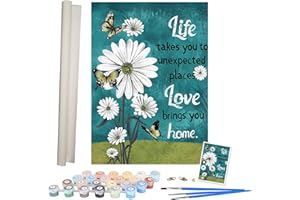 SHIXPIOV Shixipov Malen Nach Zahlen Erwachsene und Kinder Anfänger Gemälde inklusive Pinsel set und Acrylfarben 40 x 50 cm - Landschaft, inspirierende Malerei(Ohne Rahmen)