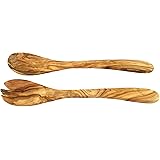 D.O.M. Salad Servers Made of Olive Wood 30cm