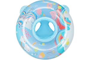 Pukitt Baby Schwimmring, Aufblasbare Schwimmreifen Kinder Schwimmtrainer für Kinder 12 Monate bis 6 Jahren