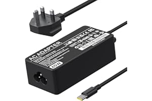 CINDREY Lenovo Laptop Charger Replacement, 65W USB C Power Supply for Lenovo ThinkPad X1 Carbon/Touch/Yoga/Chromebook, Fast Charging Type C AC Power Adapter, ADLX65YDC2A ADLX65YLC2D, ThinkPad Laptop Charger
