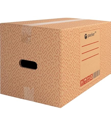 25 Cartons Déménagement 40x30x27 Cm - Résistance 20 Kg - Fabriqué En France - Avec Poignées