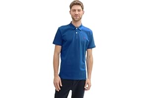 Tom Tailor Herren Piqué Poloshirt aus Baumwolle