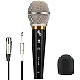 Marengo Handheld Dynamic Microphone for Karaoke Singing, Wired XLR Microphone with On and Off Switch and 13ft Detachable XLR Cable