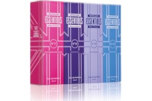 MILTON-LLOYD ESSENTIALS No 11, No 14, No 16, No 18 Ladies Perfume Set, Perfumes for Women. Set of 4 x 50ml Eau de Parfums. Luxury Fragrance, Long Lasting Milton-Lloyd Womens Perfumes