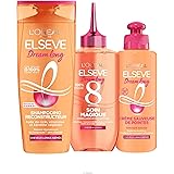 L'Oréal Paris - Routine Magique pour Cheveux Longs - Shampooing Reconstructeur + Soin Embellisseur 8 Secondes + Crème Sauveus