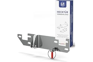 LAINFELD Verrouillage de porte arrière | Protection contre le cambriolage de porte arrière H1/H2 pour toit, par exemple FIAT Ducato, Citroën Jumper | Accessoires pour camping-car | Sécurité de porte