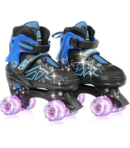 Patins à Roulettes 4 En 1 Réglables - Tailles 29-43, Roulements ABEC7, Pour Enfants Et Adultes, Multi-configurations
