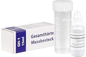 AGUALEVE Wasserhärte Test Set - einfaches, schnelles und präzises Messen der Gesamthärte (20-60 Tests, je nach Härte)