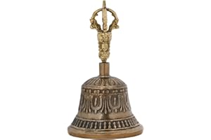 Zap Impex Tibetisches Hand Bell Meditation & Gebet Glocken Dorje, Dorje 15,2 cm