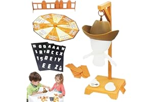 XPWGHAP Magnetic Hangman Mystery Word Guessing Game, Hangman Magnetic Word Game, Glowing In The Dark Travel Game, Thinking Words Games, Fun Guessing The Word Board Games, Creative Gathering Toys-A