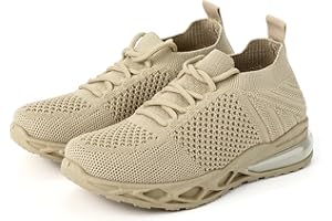 BOGERDACK Boy's Mesh Breathable Running Shoes, Comfortable Anti-Skid Breathable Sneakers for Kids Meter