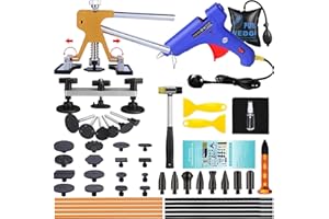 Manelord Auto Body Dent Puller Kit with Golden Dent Repair and Bridge Dent Remover kit for Car/Motor/Truck/Refrigerator/Washing Machine Dent Removal