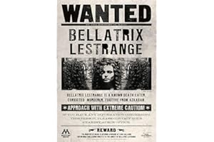 MY LITTLE POSTER Poster Affiche Harry Potter Bellatrix Lestrange Wanted Collector