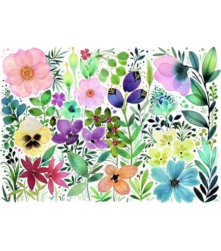 Ravensburger Puzzle 1000 Pezzi – Fioriture Abbondanti, 69,90x49,70 Cm, Per Adulti E Ragazzi Da 14 Anni