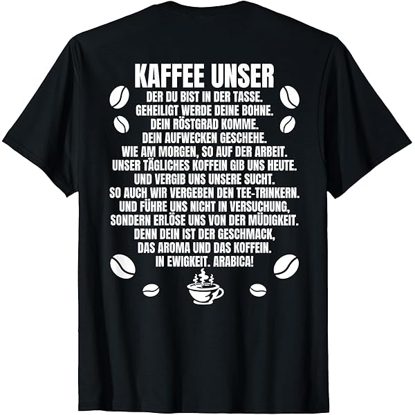 OHNE KAFFEE LÄUFT HIER GAR NICHTS T-Shirt - Lustiger Kaffee Spruch