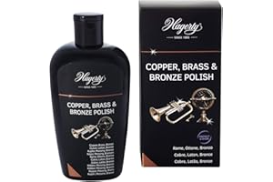 Hagerty Copper Brass & Bronze Polish 250 ml I Lucidante efficace su bronzo ottone rame per una nuova brillantezza I Crema lucidante per vasi sculture stoviglie in rame decorazioni strumenti musicali