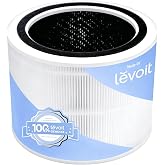 LEVOIT Core 200S Hava Temizleyici Yedek Filtre, 3'&uuml; 1 Arada Filtre, Y&uuml;ksek Verimli Aktif Karbon, Core 200S-RF, Beyaz
