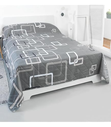 Caleffi Sommerdecke Aus 100% Baumwolle – Leichte Steppdecke Für Bett & Sofa, Waschbar