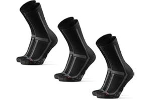 DANISH ENDURANCE Calcetines Running Altos, Anti Rozaduras, Para Correr Largas Distancias, para Hombre y Mujer, 3 o 5 Pack