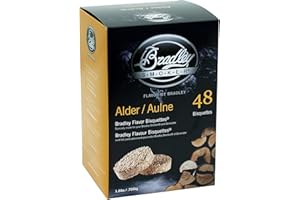 Bradley Smoker BTAL48 Erle Bisquetten 48 Pack