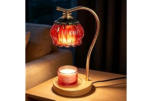 INQUIRLLY Stearinvärmare lampa med timer och dimmer ljusvärmare