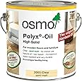 Osmo Polyx®-Oil - Hard Wax Oil 3065, Clear Semi-Matt, 2.5L - Durable Wood Oil for Floors & Furniture, Water-Resistant, Wood Treatment & Wood Finish