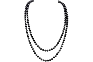 BABEYOND Collana Uomo Collana Donna Set Collana di Perle Lunga Collana Lunga Donna con Perline Accessori Gatsby Anni '20