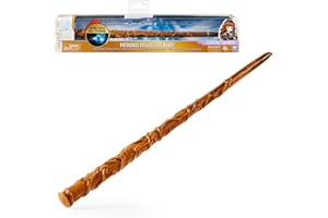 Wizarding World Harry Potter - Leuchtzauberstab von Hermine Granger mit Patronus-Projektion,, ca. 33 cm, Spielzeug für Kinder ab 6 Jahren, Fanartikel