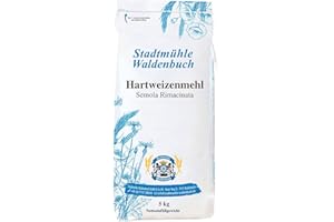‎STADTMÜHLE WALDENBUCH Stadtmühle Waldenbuch Hartweizenmehl - Semola di Grano duro Rimacinata, 5 kg