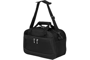 FLYLUX 40x20x25cm Ryanair Cabin Bag with Multi Pockets & Adjustable Shoulder Strap – Under Seat Airline Travel Hand Luggage Bag | Carry on Holdall for Planes | Cabin Size Hand Luggage | Overnight Bag