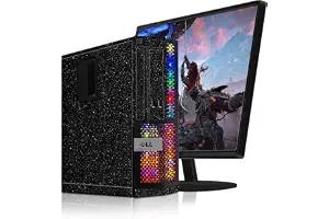 Dell pc Gaming Completo, Ordenador de sobremesa, Quad Core I5 up to 3.8GHz, GeForce GT 1030 2GB GDDR5, RAM 16GB, SSD 512GB, WiFi 600M, Bluetooth 5.0, New 22" 1080 FHD LED, W10P64 (reacondicionado)