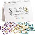 Communication Book with 6 visual communication resources and 34 removable pecs cards visual symbols to support communication, routine and transition - Suitable for autism, adhd (Children)