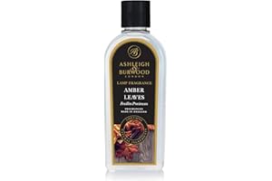 ASHLEIGH & BURWOOD - Lamp Fragrance 500ml - Amber Leaves Lamp Fragrance - Actively Purifies, Cleanses, and Perfumes Home - Natural Ingredients - Spicy & Woody Fragrance - 20 Hours Burn Time