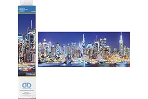 DIAMOND DOTZ 2592648 Original 5D Diamond Painting Set, Skyline, DIY Diamant-Malerei-Kit mit runden Glitzersteinen für Erwachsene und Kinder ab 12 Jahren, Intermediate