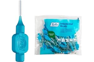 TEPE Brossettes Interdentaires, Originales, Bleu 0.6mm/ISO 3, 8pcs, élimine la plaque dentaire, nettoyage efficace entre les dents, pour espaces serrés