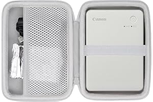 co2CREA Dur Étui de Voyage Rigide Housse Cas Coque pour Canon SELPHY Square QX10/QX20 imprimante Photo(boîte Seule,Case Only)
