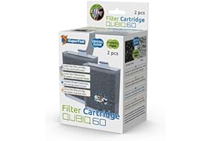 Superfish Qubiq 60 Lot de 2 Cartouches filtrantes de Rechange