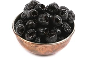Dorri - Dried Black Moroccan Olives Pitted 250g | Premium Black Olives, Healthy Party Snack (Available from 250g to 3kg)