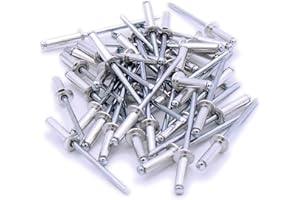 SINGULARITY SUPPLIES M3 (3mm x 12mm) Dome Blind Rivet - Aluminium (Pack of 40)