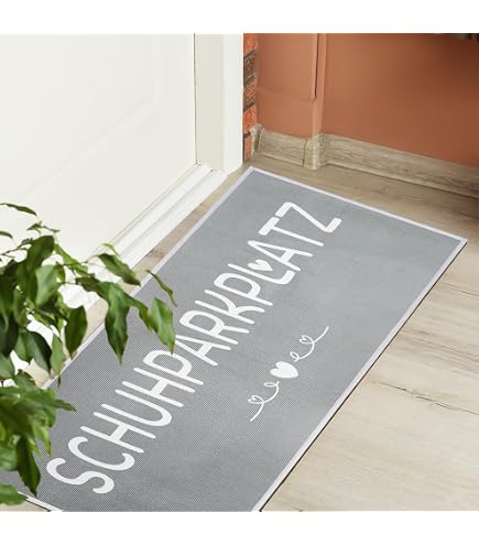 LA KO Fußmatte 50x75 Cm – „Schwein Ich Liebe Schmutz“ Design – Waschbar, Rutschfest, Aus Deutschland
