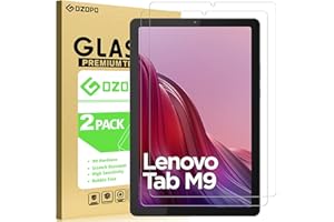 GOZOPO [2 sztuki folii ochronnej do Lenovo Tab M9 / Smart Tab M9 9,0 cala TB-310XC TB-310FU, odporna na zarysowania pancerna ochrona szkło do Lenovo Tab M9 2023 tablet 9,0"