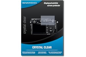 SWIDO Schutzfolie für Fujifilm X-Pro2 [2 Stück] Kristall-Klar, Hoher Härtegrad, Schutz vor Öl, Staub und Kratzer/Glasfolie, Displayschutz, Displayschutzfolie, Panzerglas-Folie