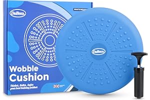 DuBeco Wobble Cushion, Balance Cushion For Physio, Sensory Cushion Focus for Kids, Sensory Cushion For Exercise and Fitness, Balance Disc Seat Improves Posture and Back Pain Relief