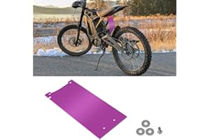 URLWALL Mud Flap Rear Fender for Sur Ron/Segway, Rear Shock Absorption Mud Guard, Rear Shock-Absorbing Dust Cover, Rear Shock Mudguards Protector for Light Bee X/S Segway X160 X260 (Purple)