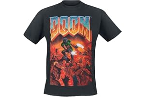 BIOWORLD DOOM T-Shirt -XL- Box Art, czarny