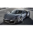 RAMPKD Lykan Hyper Sport Diecast Metal 1:32 Exclusive Alloy Metal Pull Back Die-cast Car Pullback Toy car with Openable Doors & Light, Music Boys Gifts Toys for Kids【Colors as Per Stock】(Design-30)