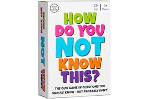 SHOT IN THE DARK How Do You Not Know This Quiz Game | Fantastic Festive Gift or Stocking Filler | Fun Fast-Paced Party Game for Adults, Families & Teens | 3+ Players Aged 12+