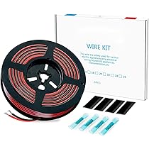 Elektrische kabel, siliconen kabel, 2,07 mm², 14 AWG, 10,4 m (5,2 meter zwart en 5,2 meter rood), flexibele vertind koperdraad, hoge temperatuur, voor RC-auto's, drones enz